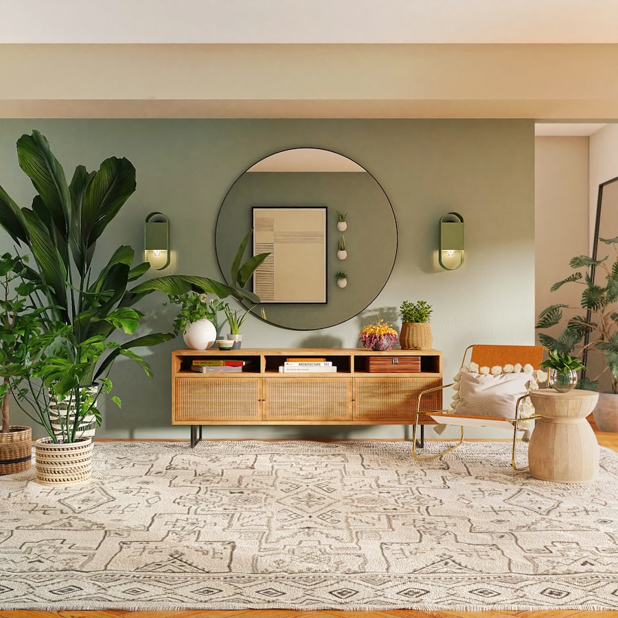 Round Wall Mirror